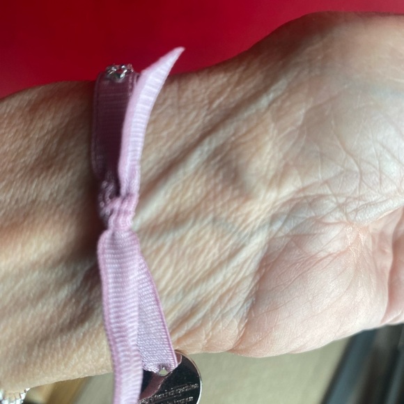 Elegant Les Interchangeables stretch Bracelet made in France Lavender & crystals - Picture 4 of 5